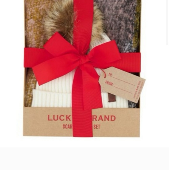 Lucky Brand Scarf and Beanie Gift Set - Picture 2 of 7
